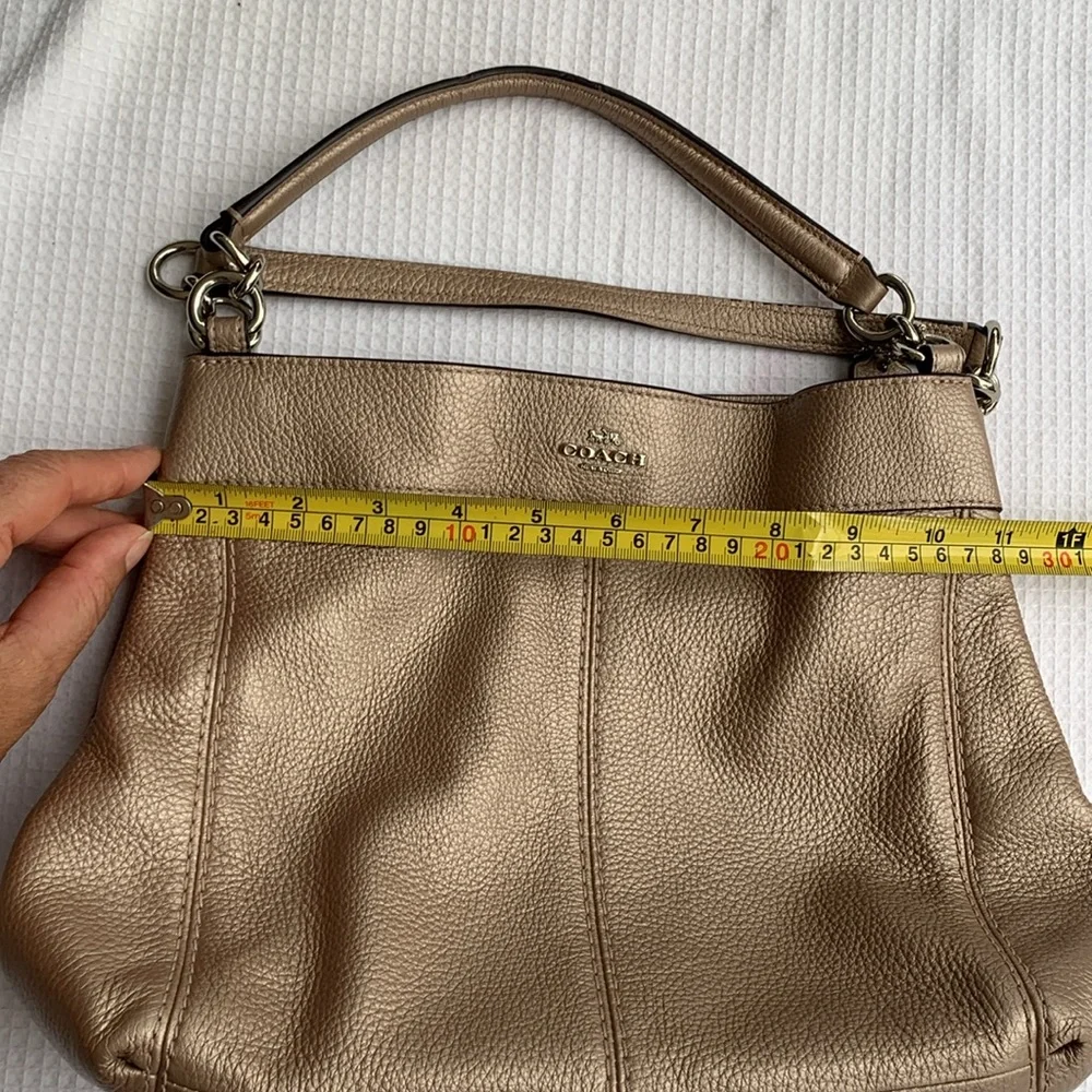 Coach metallic sheen purse